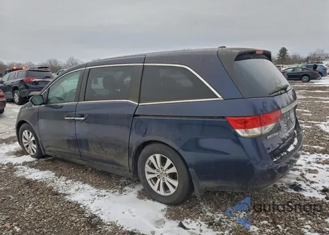 2014 Honda Odyssey Exl z USA, uszkodzony, nr VIN 5FNRL5H65EB061440